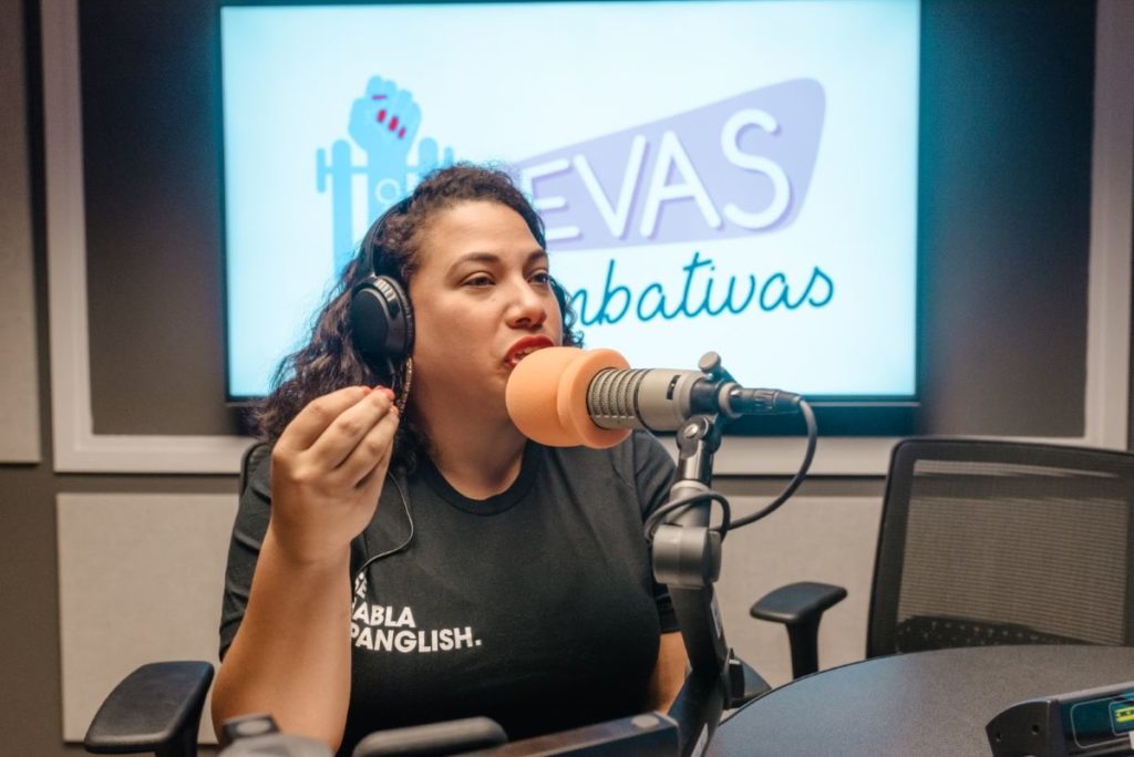 Stephanie Loraine Piñeiro, productora y copresentadora de Jevas Combativas