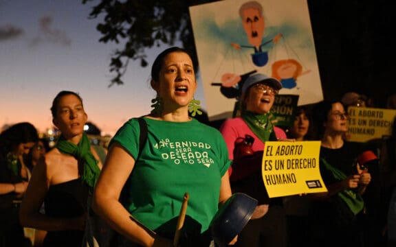 Manifestación en defensa del derecho al aborto en Puerto Rico