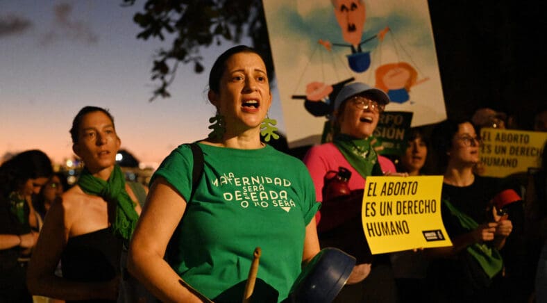 Manifestación en defensa del derecho al aborto en Puerto Rico